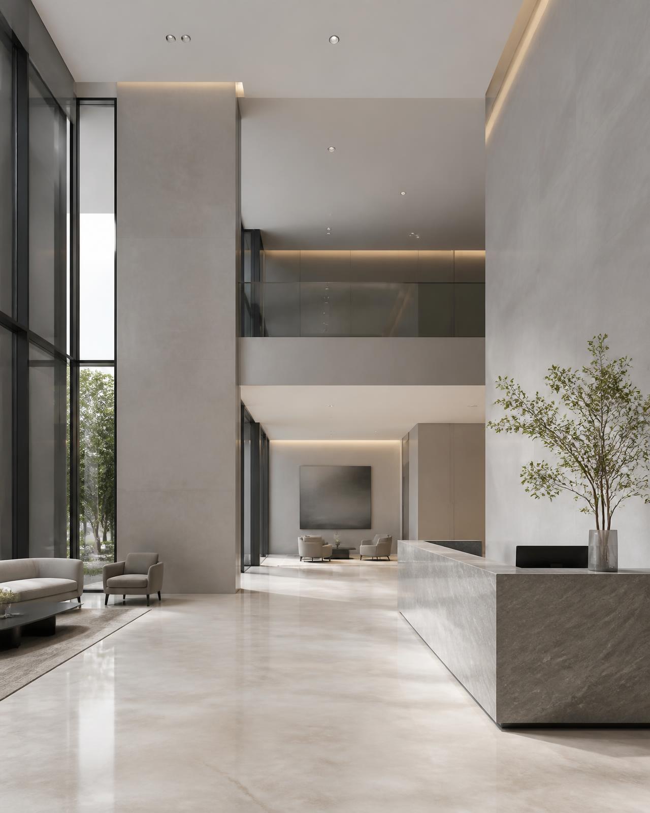 Lobby y recepción